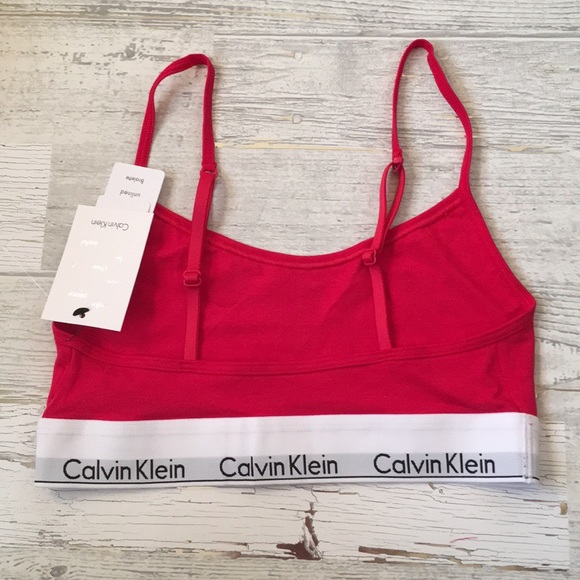 CK Red Cami Bralette - Picture 3 of 4